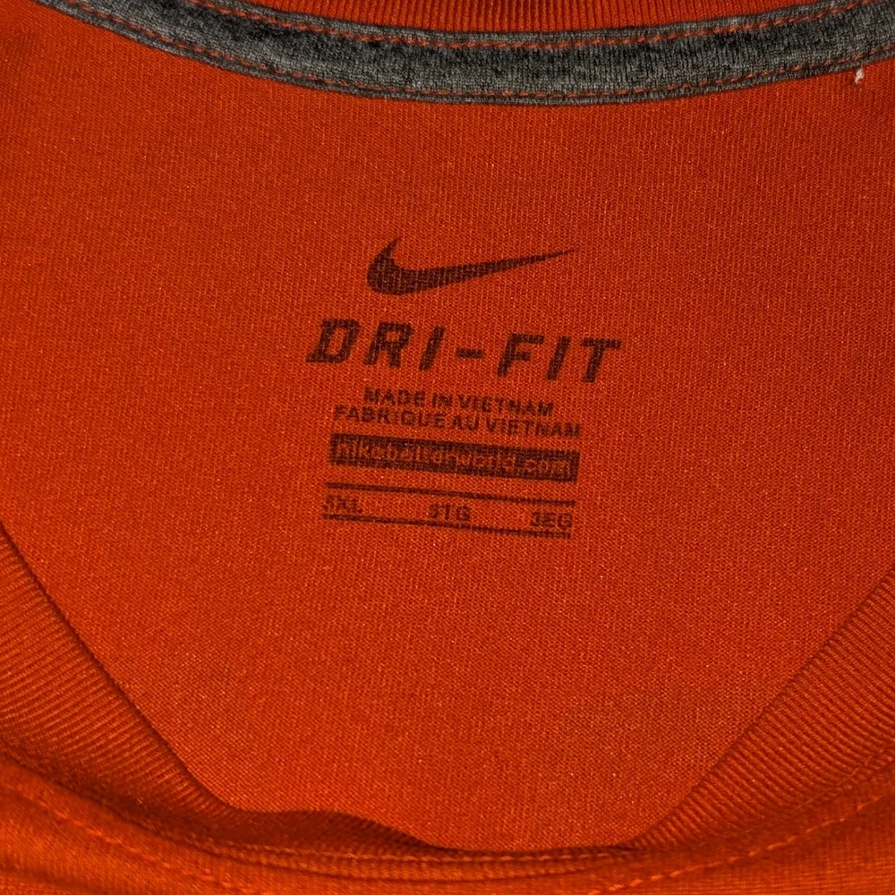 Nike Virginia Tech Hokies 'Draw The Line' Men's XXL Dri-fit Shirt Sleeve T-Shirt - Picture 3 of 5